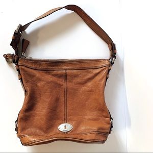 Fossil brown leather purse